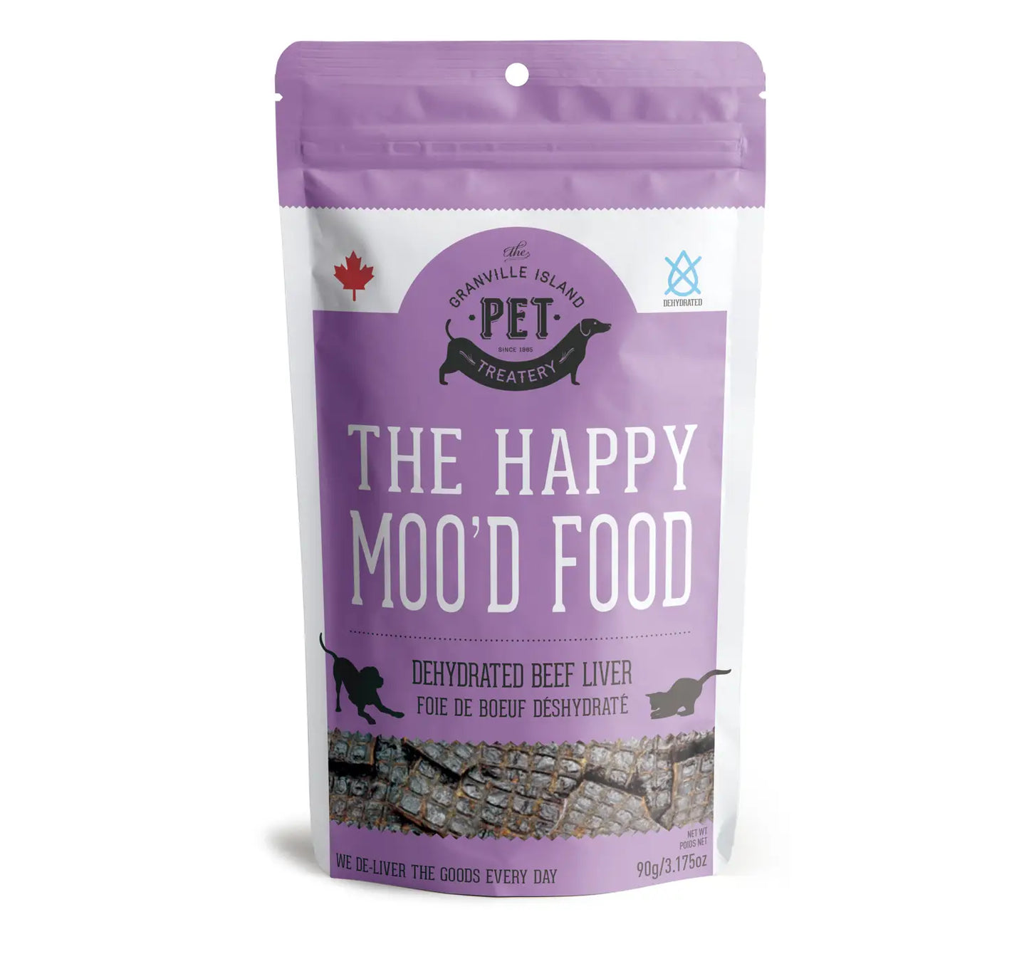 The Happy Moo'd Food (dehydrated beef liver dog treat)