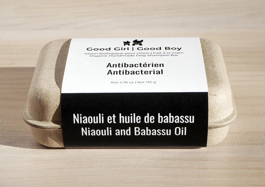 Niaouli and Babassu Organic Dog Shampoo Bar